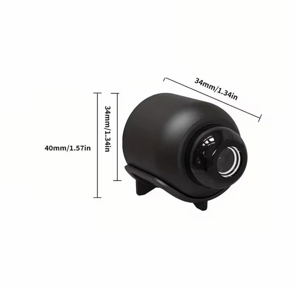 Mini cámara de seguridad portátil HD