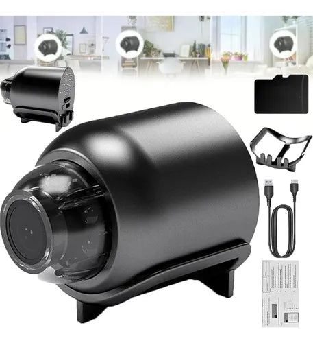 Mini cámara de seguridad portátil HD